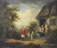 Lot 282 - Circle of George Morland (1763-1804) Family...