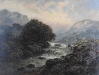 Lot 285 - British School, 19th century Mountain...