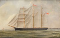 Lot 292 - John Fairbairn Fannen (1847-1904) The barque...