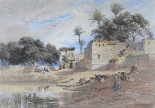 Lot 334 - Harry Sutton Palmer RI (1854-1933) A village...