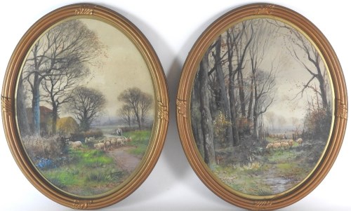 Lot 347 - Henry Charles Fox RBA (1855-1929) A pair of...
