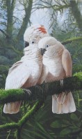 Lot 358 - Adrian Rigby (B.1962) Parrots, signed lower...