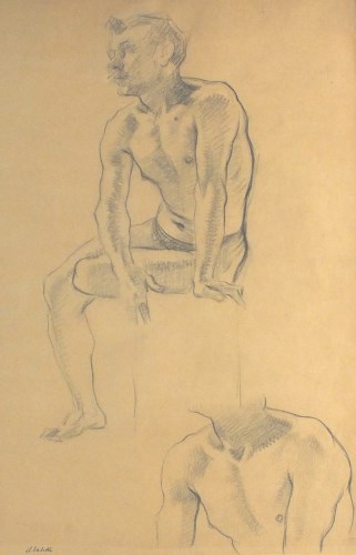 Lot 363 - Adolphe Valette (1876-1942) A pair of life...