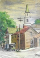 Lot 364 - Maurice Koranievsky (20th century) Street...