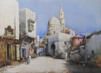 Lot 368 - Noel H Leaver (1889-1951) North African mosque,...