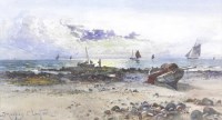 Lot 376 - Joseph Hughes Clayton (1870-1930) Cemaes Bay,...