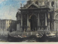 Lot 458 - After Edward Seago (1910-1974) Gondolas by the...