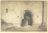 Lot 461 - Percy lancaster (1878-1951) Ladies leaving a...