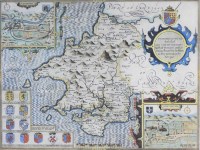 Lot 467 - Speed (John) Map of Pembrokeshire, published...