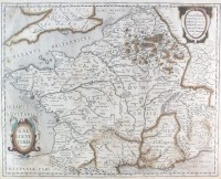 Lot 469 - Jansson (Jan) Map of France 1657, engraving,...
