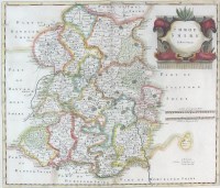 Lot 475 - Morden (Robert) Map of Shrophsire, 17th...