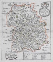 Lot 480 - Blome (Richard) A General Mapp of Shropshire,...