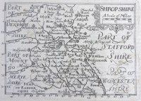 Lot 496 - Bill (J) Shropshire, 1626, a rare map from an...