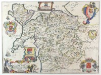 Lot 513 - Blome (Richard) A General Mapp of North Wales...