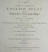 Lot 527 - Cary (John) Cary's New and Correct English...