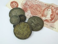 Lot 586 - A collection of silver, cupro-nickel and...