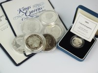 Lot 590 - A collection of British Commemorative silver...