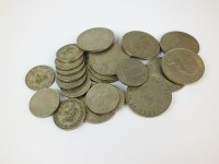 Lot 595 - A collection of British silver, cupro-nickel...