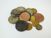 Lot 600 - A collection of silver, cupro-nickel and...