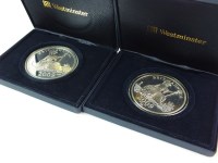 Lot 632 - Two Britannia 5oz proof coins to commemorate...