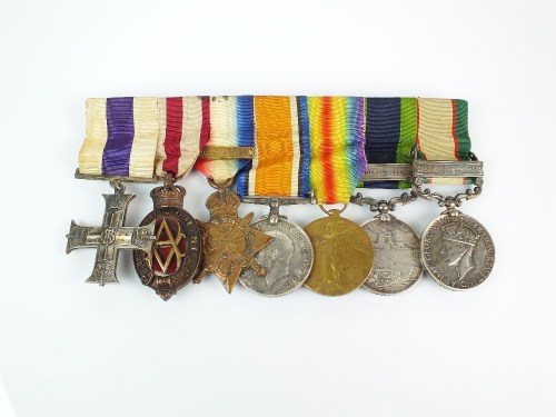 Lot 678 - An impressive Great War Military Cross and...