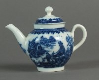 Lot 2 - A Caughley toy teapot and cover...