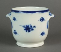 Lot 18 - A Caughley jardinière painted in the Salopian...