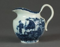 Lot 178 - A Caughley helmet form milk jug, circa 1785-94,...