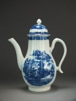 Lot 210 - A Caughley coffee pot and cover...