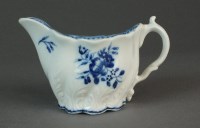 Lot 269 - A Caughley Chelsea ewer painted a Simple Posy...