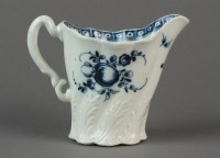 Lot 272 - A Caughley tall Chelsea ewer painted with a...