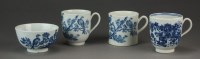 Lot 333 - A Caughley coffee can, tea bowl and coffee cup...