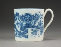 Lot 346 - A Caughley mug transfer-printed in the Fence...