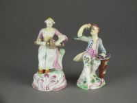 Lot 366 - A Bow porcelain figure of Columbine, c.1760-65,...