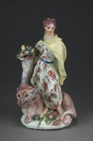 Lot 367 - An 19th century porcelain figure of Ceres...