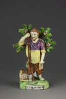 Lot 391 - A Staffordshire bocage model of St. Matthew,...