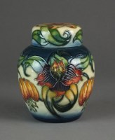 Lot 489 - A Moorcroft ginger jar and cover in the Anna...