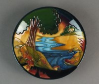 Lot 494 - A Moorcroft coaster in the Evening Sky pattern...