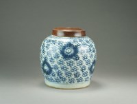 Lot 525 - A Chinese blue and white ginger jar, 18th...