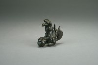 Lot 603 - A Chinese bronze figure of a Dog of Fo, Qing...