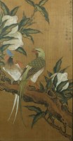 Lot 637 - Manner of Shen Zhen (1814-1856) exotic birds...