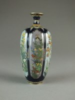 Lot 668 - A Japanese cloisonne vase, Meiji period, of...