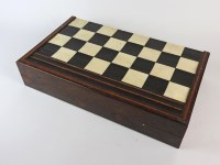 Lot 776 - A 19th century rosewood, ivory and ebony...