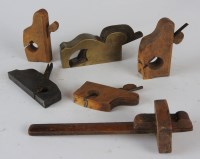 Lot 792 - A group of eleven small moulding planes, ten...