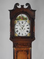 Lot 827 - An early 19th century oak crossbanded mahogany...