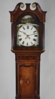 Lot 832 - An early 19th century oak crossbanded mahogany...