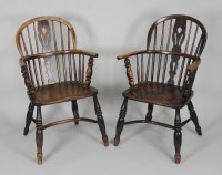 Lot 879 - Two closely matching 19th century low ash and...