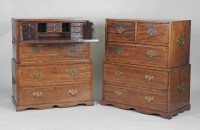 Lot 880 - A pair of 19th century teak boxwood line...