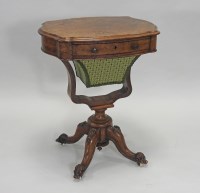 Lot 902 - A mid Victorian figured and burr walnut...