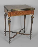 Lot 913 - A Louis XV style kingwood and marquetry...